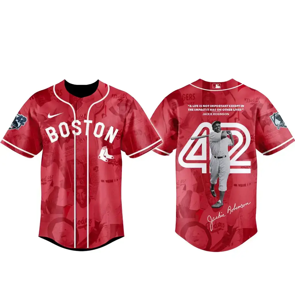 Boston Red Sox 42 Legacy Tribute 2026 Baseball Jersey Image
