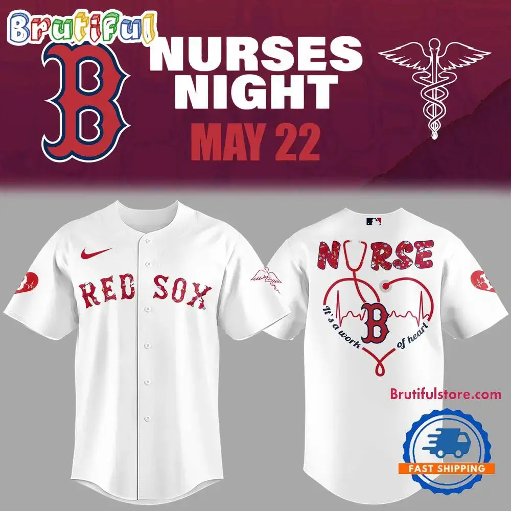 Boston Red Sox Baseball Nurses Night Jersey Shirt Image