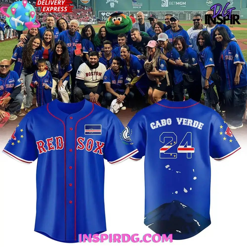 Boston Red Sox Cabo Verde 2024 Baseball Jersey Image