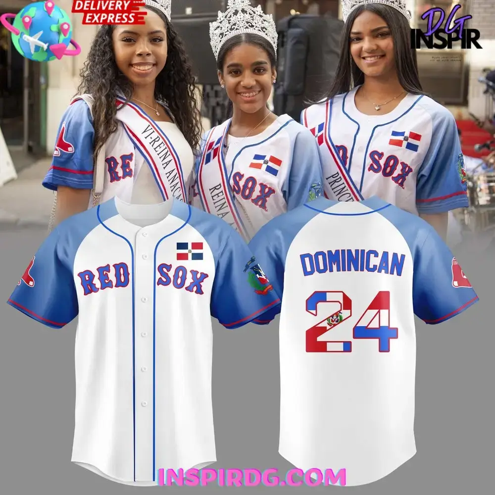 Boston Red Sox Dominicana 2024 Baseball Jersey Image
