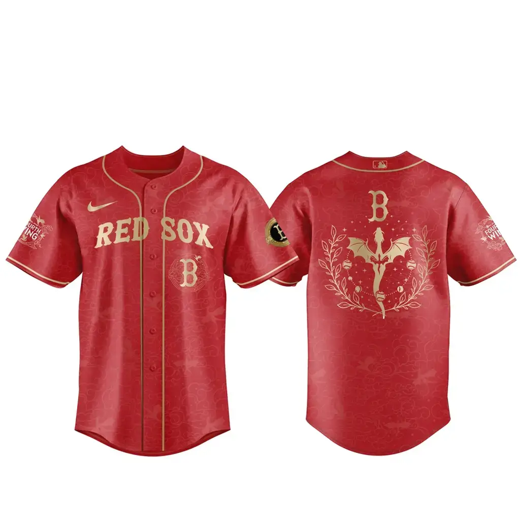 Boston Red Sox Fourth Wing Night 2026 Baseball Jersey Image