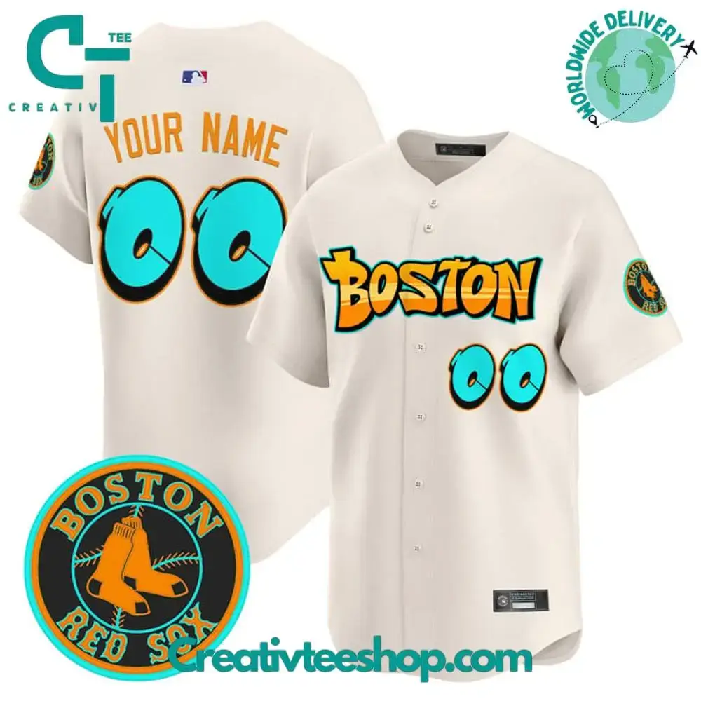 Boston Red Sox 'Graffiti Streetstyle Edition' Special Baseball Jersey Image