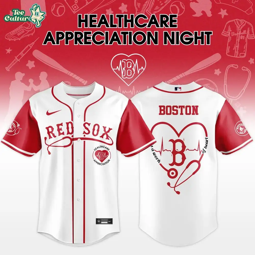 Boston Red Sox Healthcare Appreciation Night 2026 Limited Edition Baseball Jersey Image
