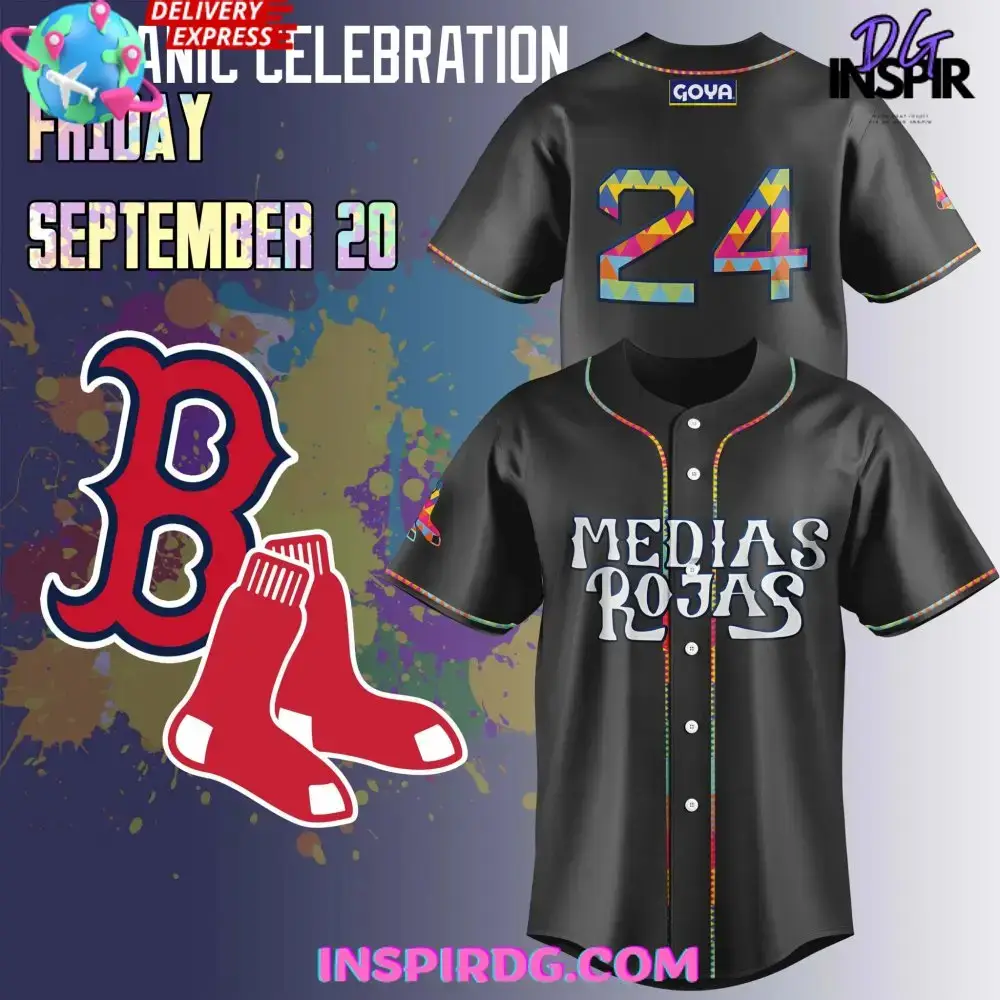 Boston Red Sox Hispanic Celebration 2024 Baseball Jersey Image