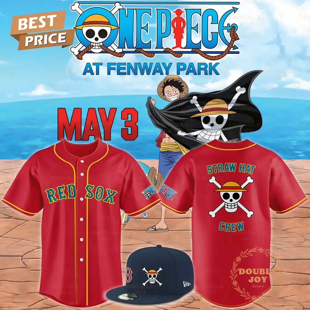Boston Red Sox MLB One Piece At Fenway Park 2025 Custom Name Limited Edition Baseball Jersey Image