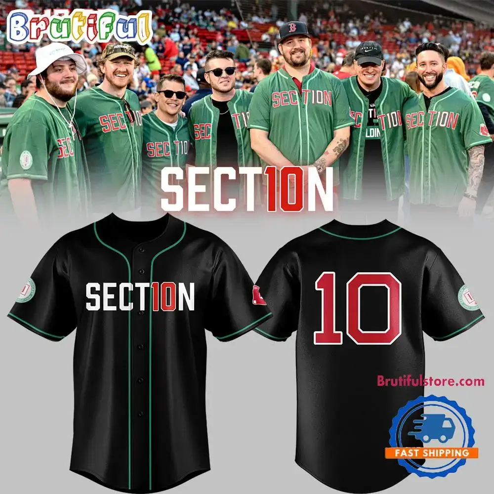 Boston Red Sox Section 10 Is Back In The Building Baseball Jersey Image