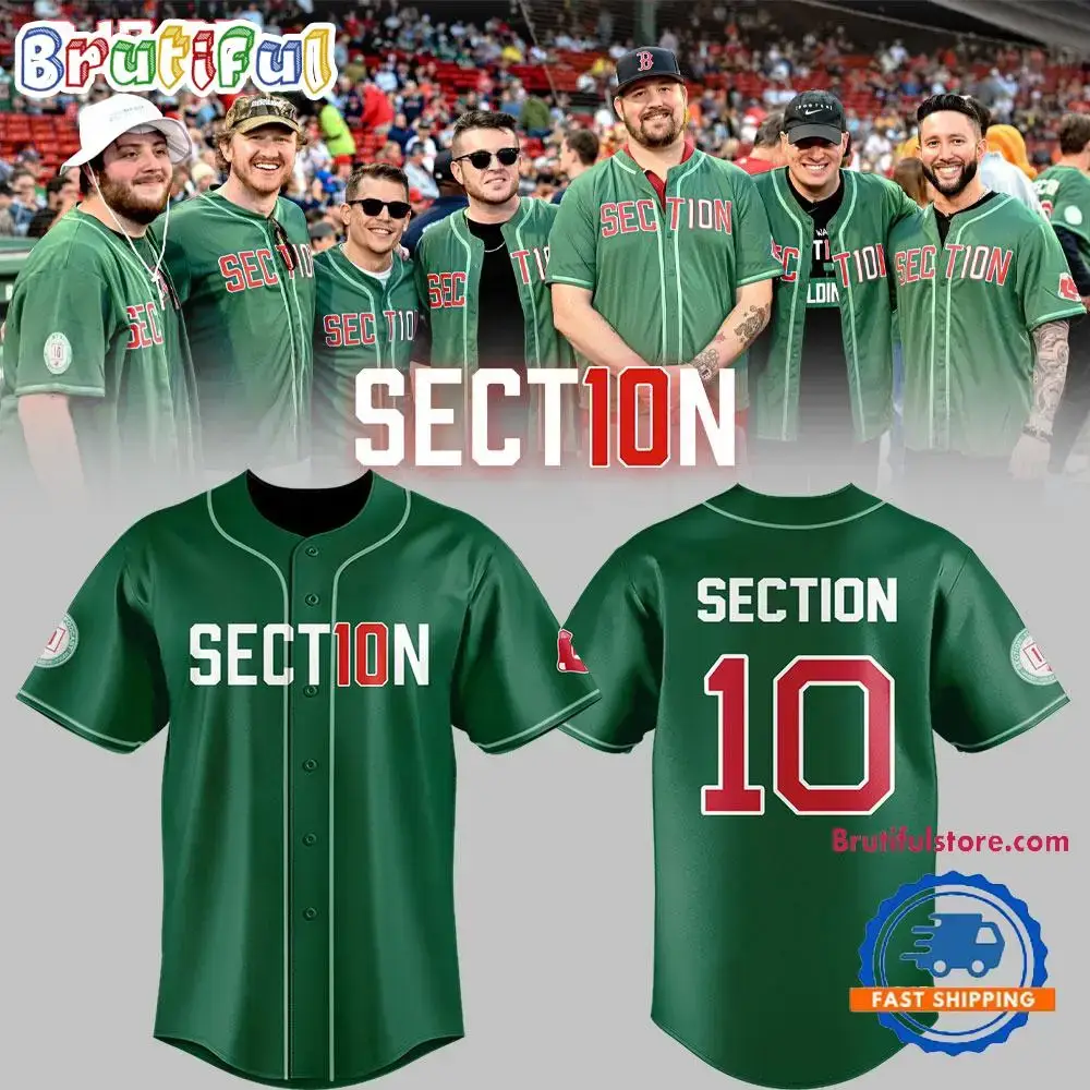 Boston Red Sox Section 10 Is Back In The Building New Design Jersey Shirt Image