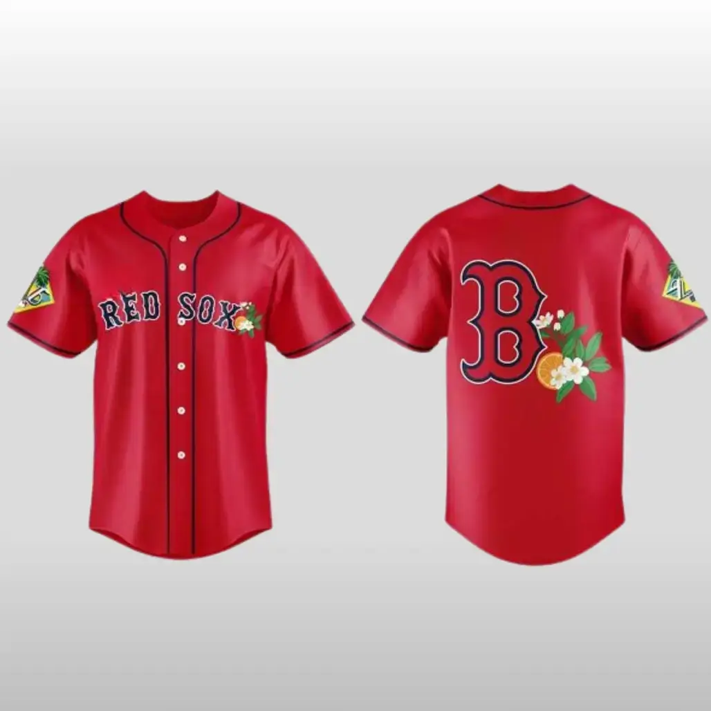 Boston Red Sox Spring Training Camp 2026 Baseball Jersey Image