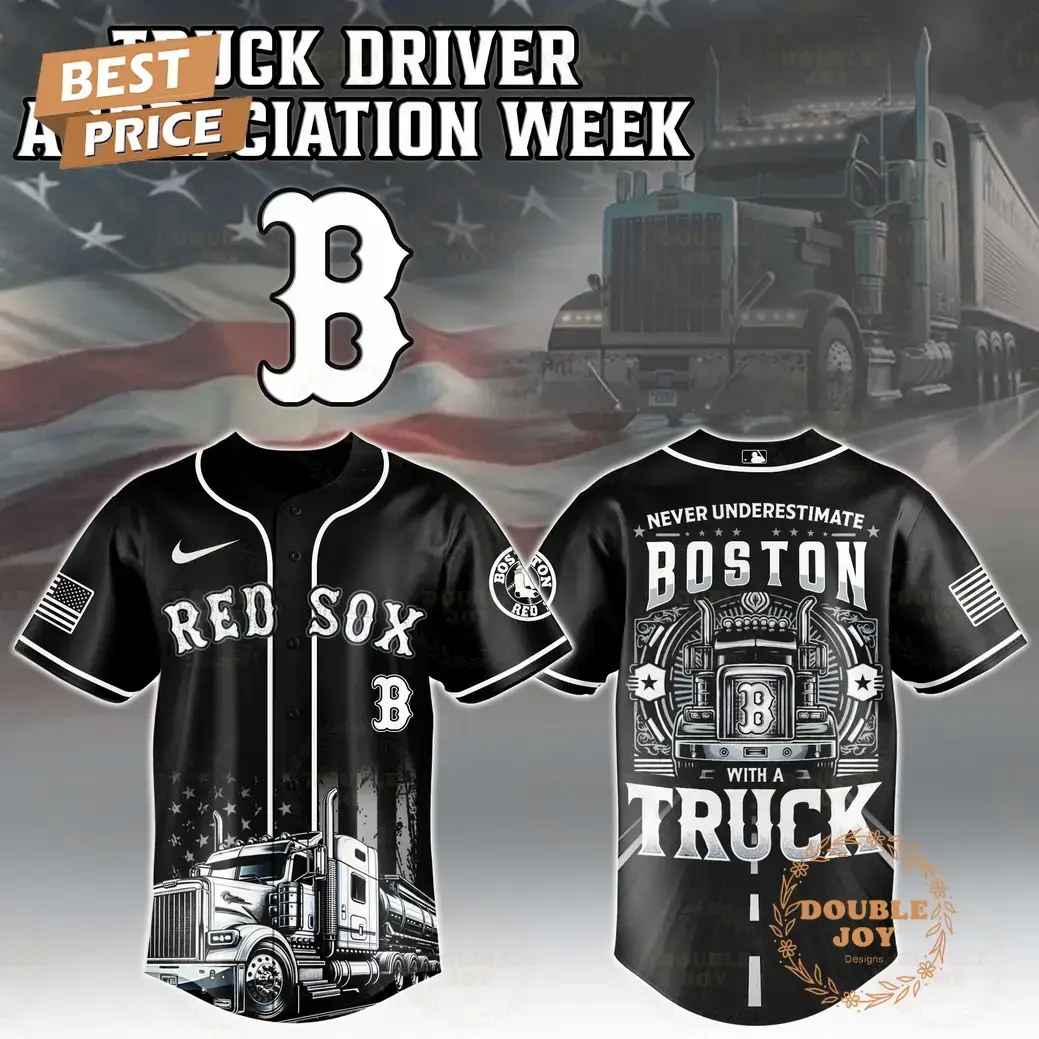 Boston Red Sox Truck Driver Appreciation Week 2025 Limited Edition Baseball Jersey Image