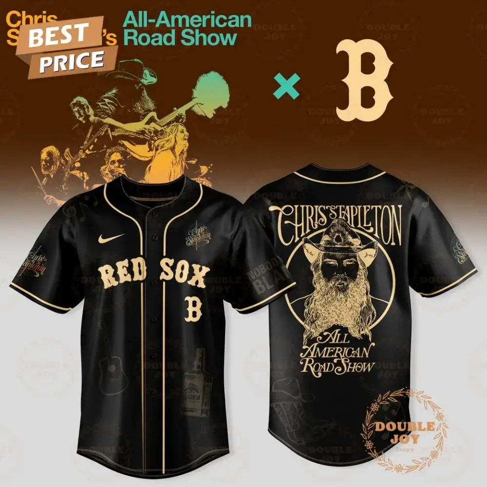 Boston Red Sox X Chris Stapleton Show 2025 All American Road Baseball Jersey Image