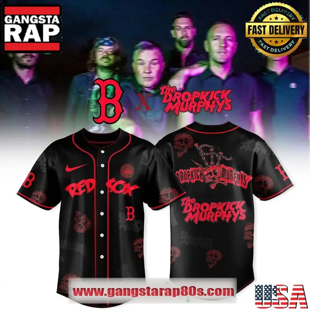 Boston Red Sox x Dropkick Murphys Limited Edition Baseball Jersey Image