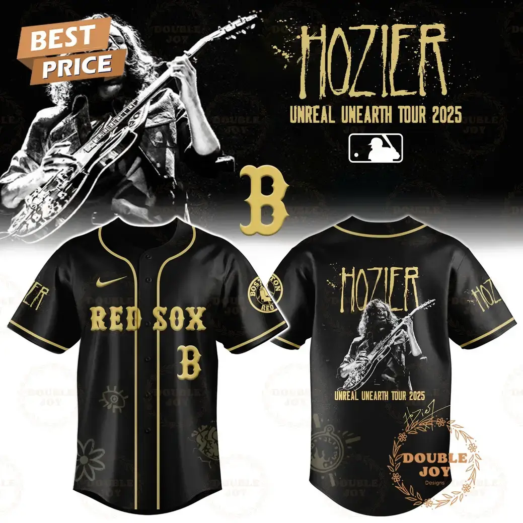 Boston Red Sox x HOZIER Tour 2025 Unreal Unearth Edition Baseball Jersey Image