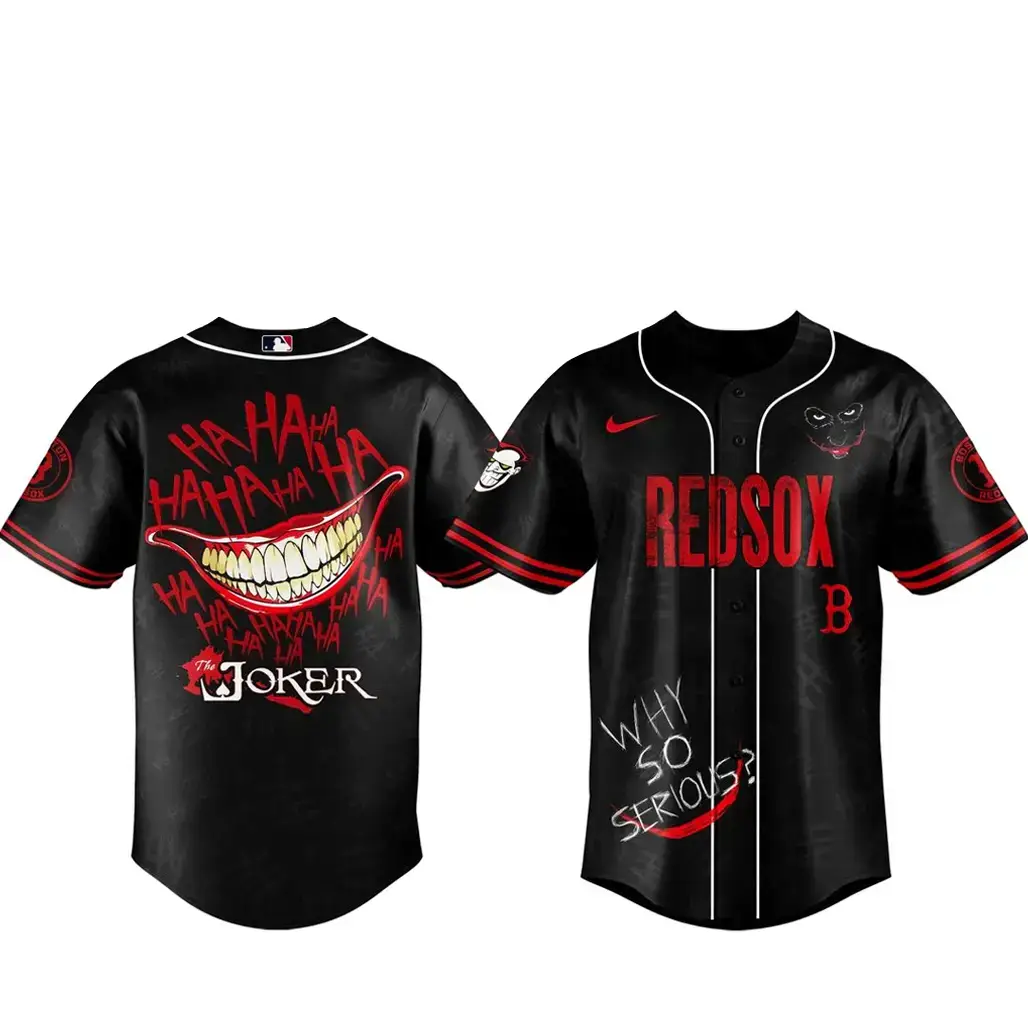 Boston Red Sox X Joker Game Night 2026 Baseball Jersey Image