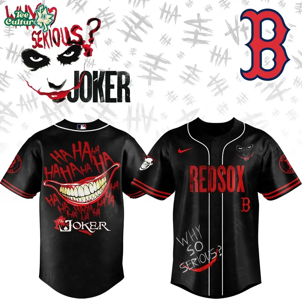 Boston Red Sox x Joker Game Night Limited Edition Baseball Jersey Image