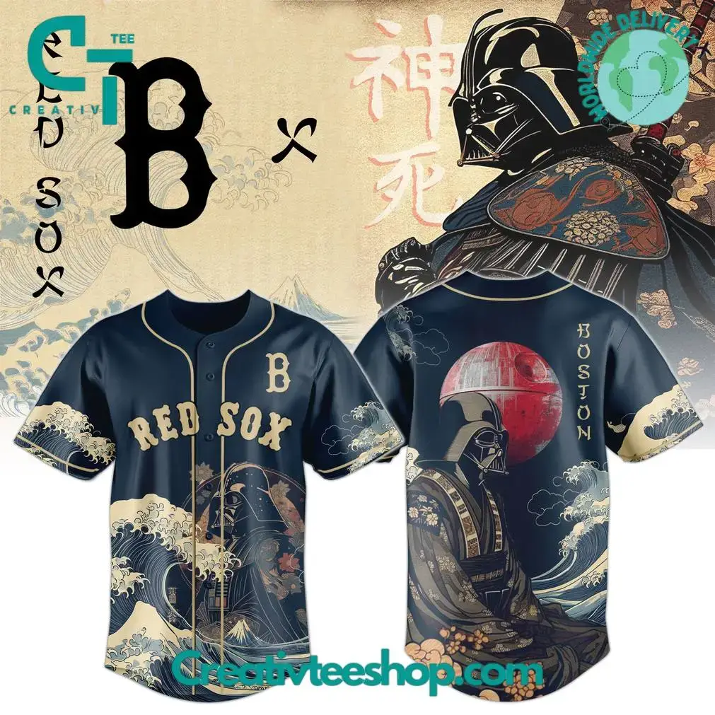 Boston Red Sox X Lord Vader Japan Edition 2025 Baseball Jersey Image
