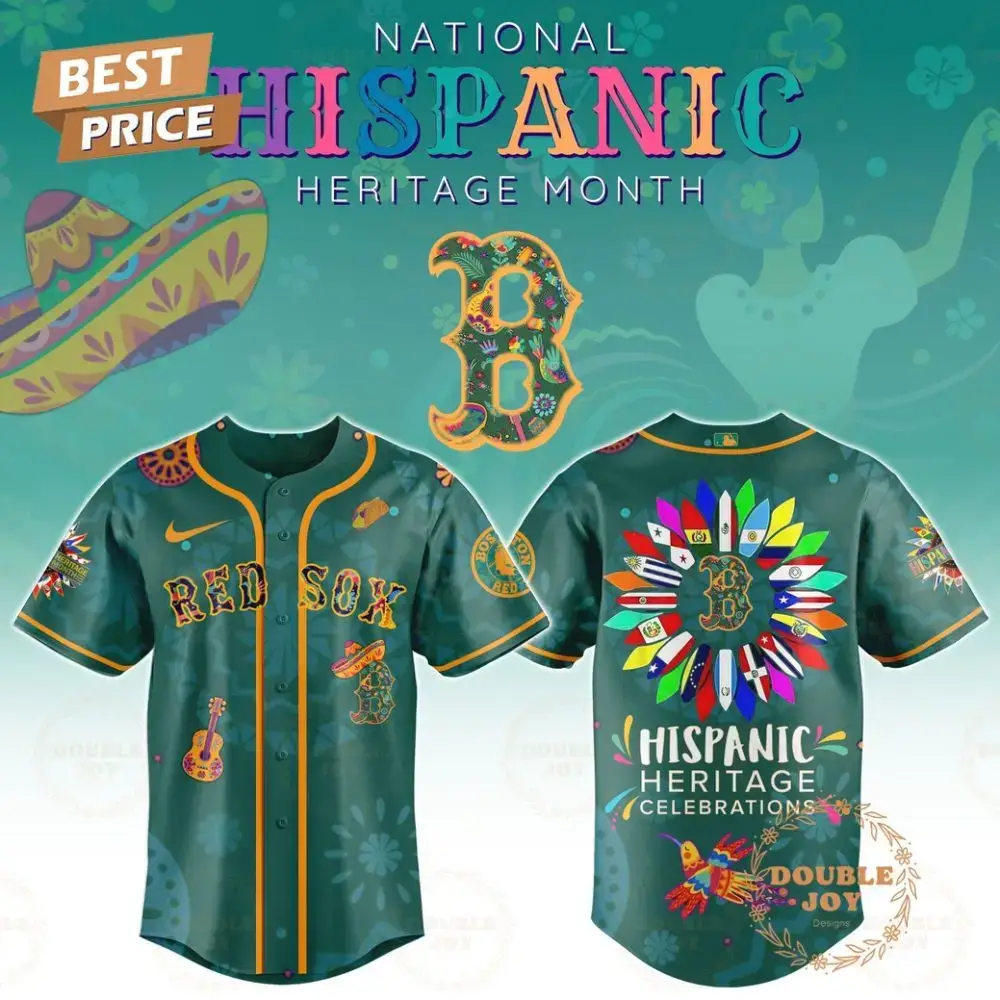 Boston Red Sox X National Hispanic Heritage Month 2025 Edition Baseball Jersey Image