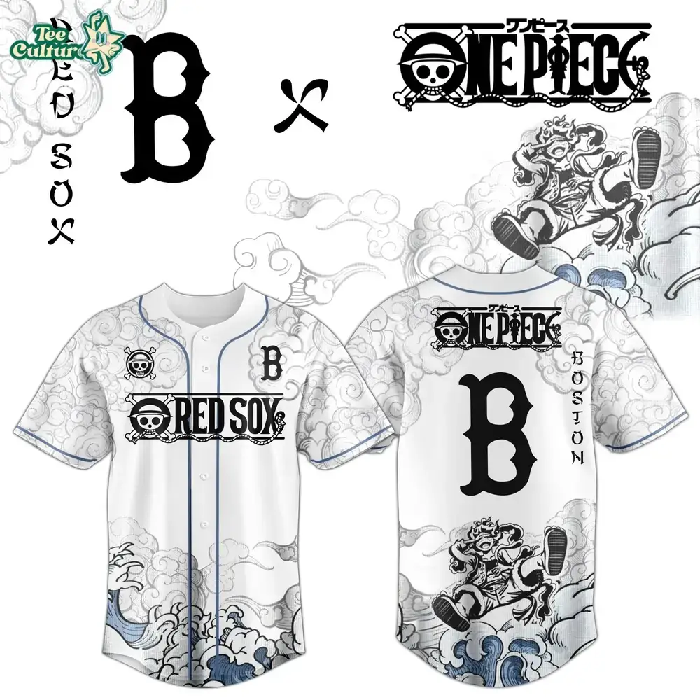 Boston Red Sox x One Piece Jersey 2026 Luffy Gear 5 Image