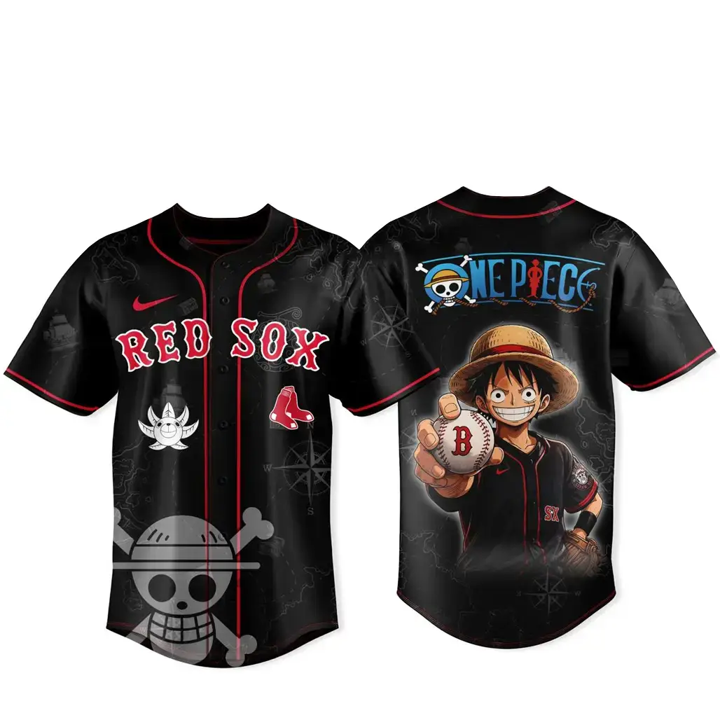 Boston Red Sox x One Piece Night 2026 Baseball Jersey Version 1 Image