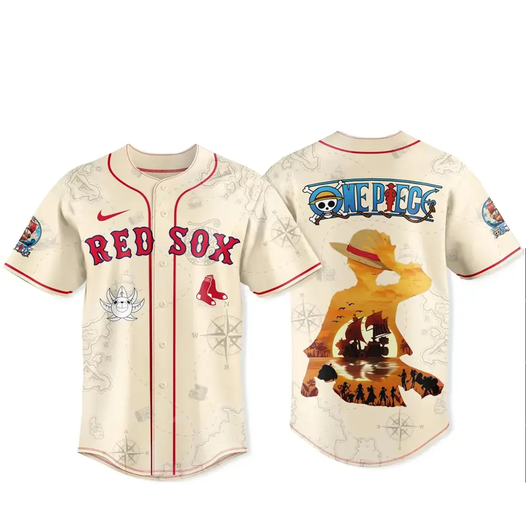 Boston Red Sox x One Piece Night 2026 Baseball Jersey Version 2 Image