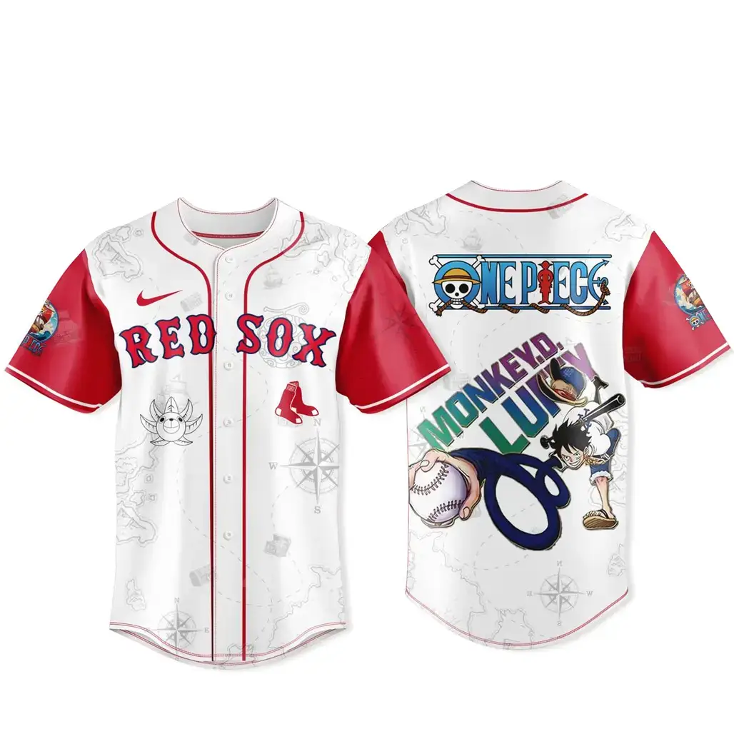 Boston Red Sox x One Piece Night 2026 Baseball Jersey Version 3 Image