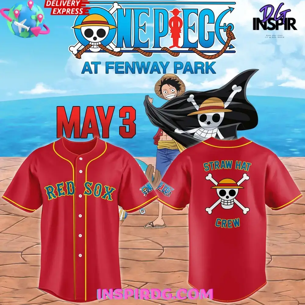 Boston Red Sox X One Piece Special Jersey Image