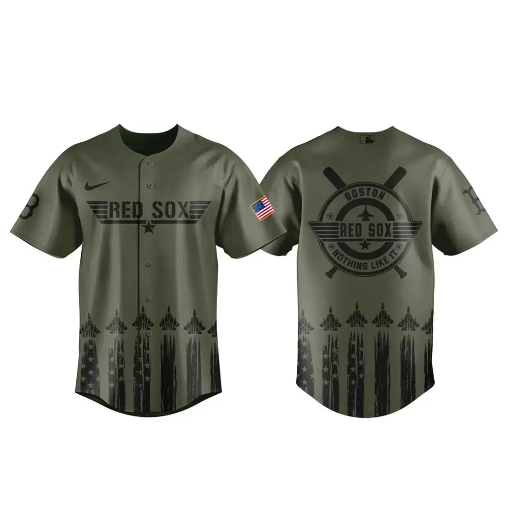 Boston Red Sox x Top Gun Night 2026 Baseball Jersey Image