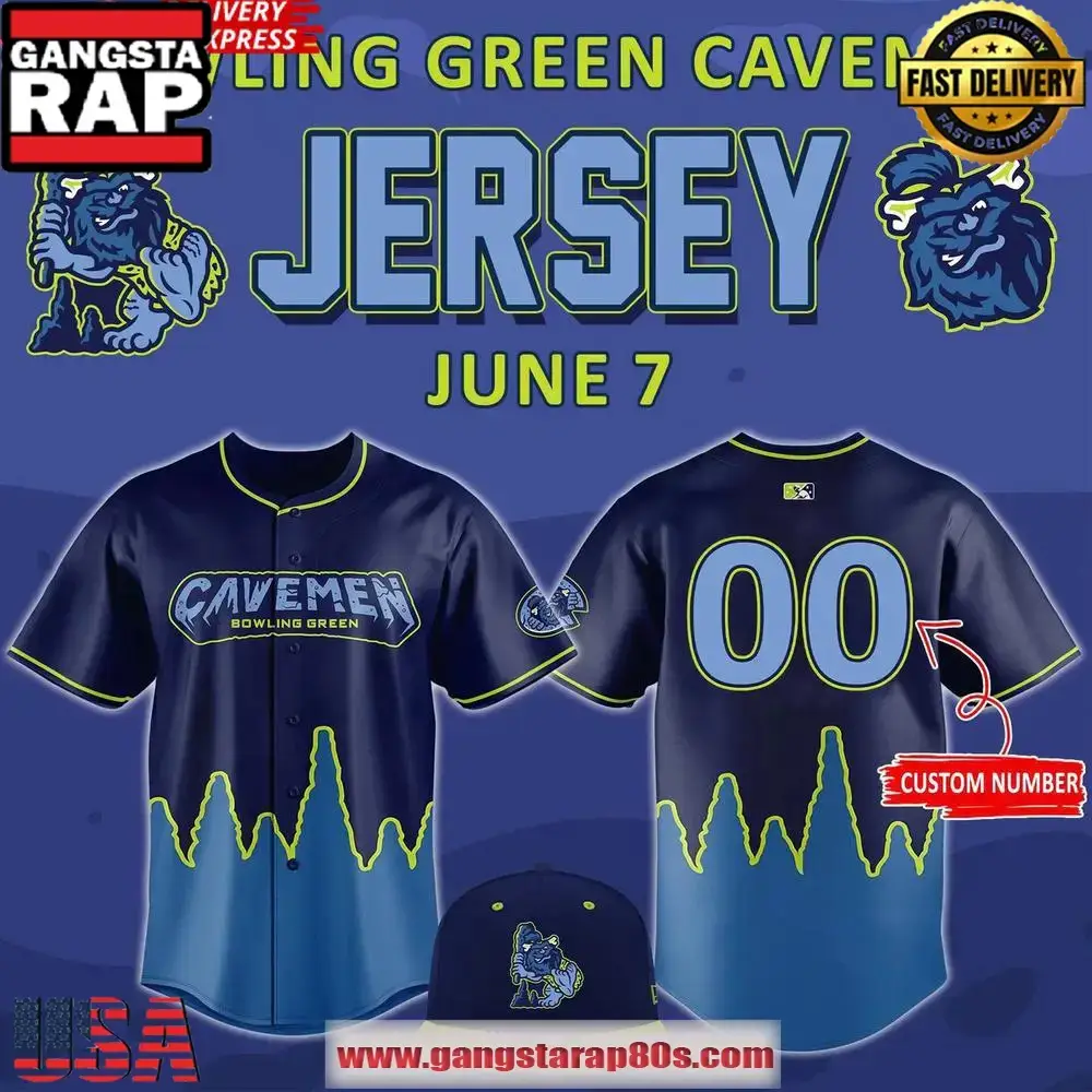 Bowling Green Cavemen 2025 Custom Baseball Jersey Shirt Image