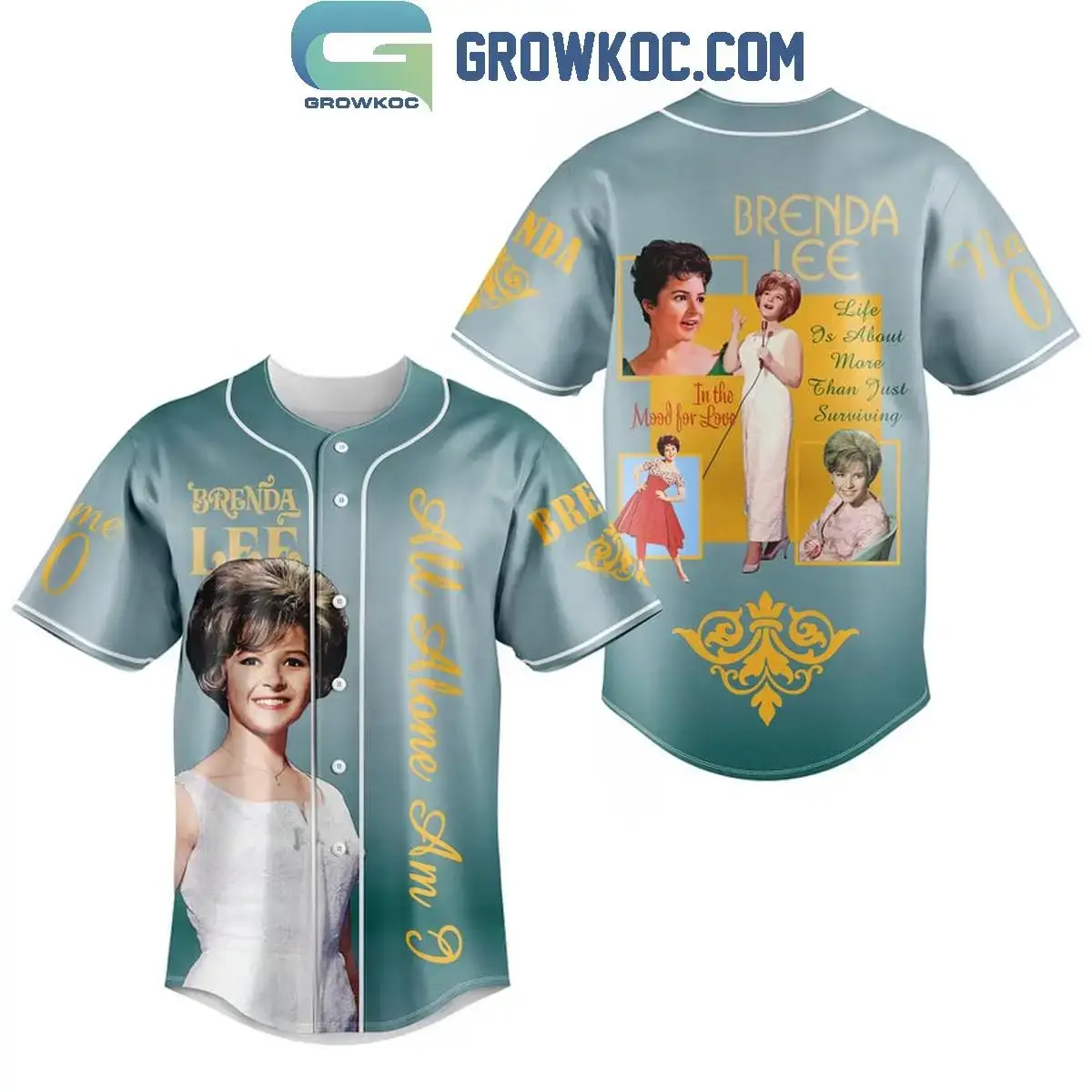 Brenda Lee Life Is About More Than Just Surviving Personalized Baseball Jersey Image