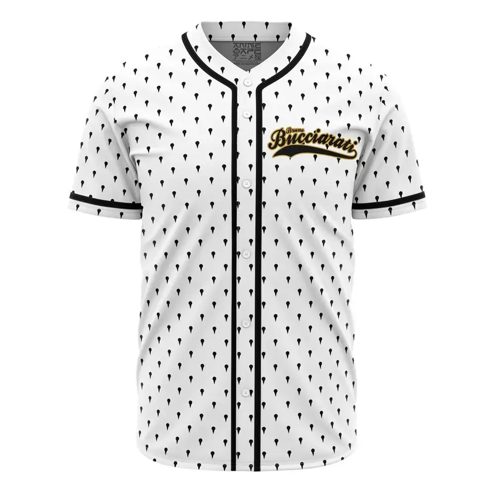 Bruno Bucciarati Jojo’S Bizarre Adventure Baseball Jersey Image