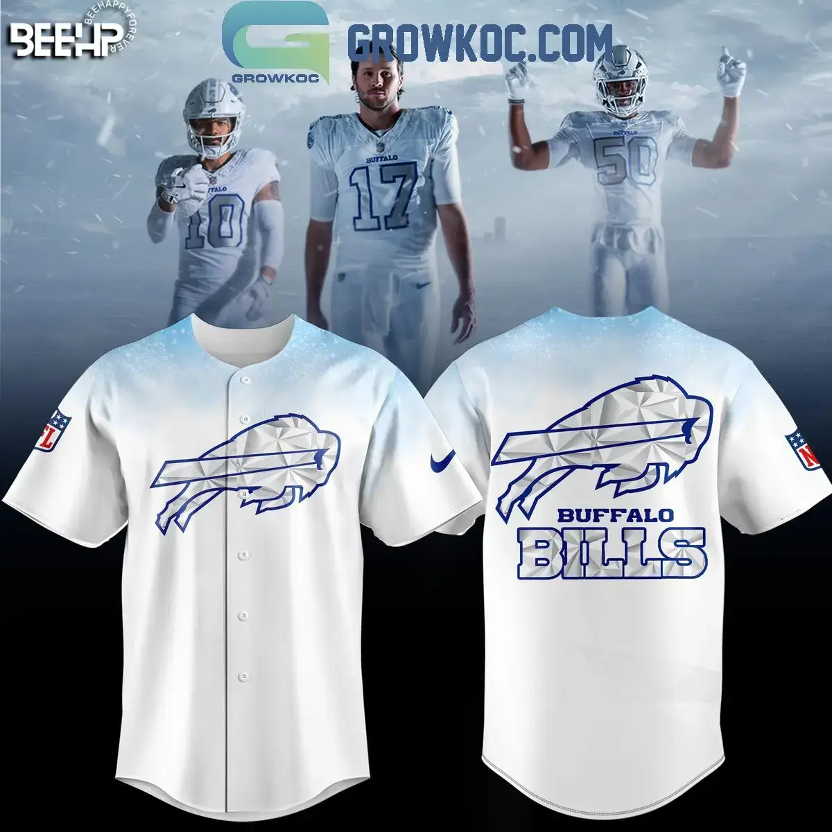 Buffalo Bills Cold Front Rivalries Uniform 2025 Jersey Image