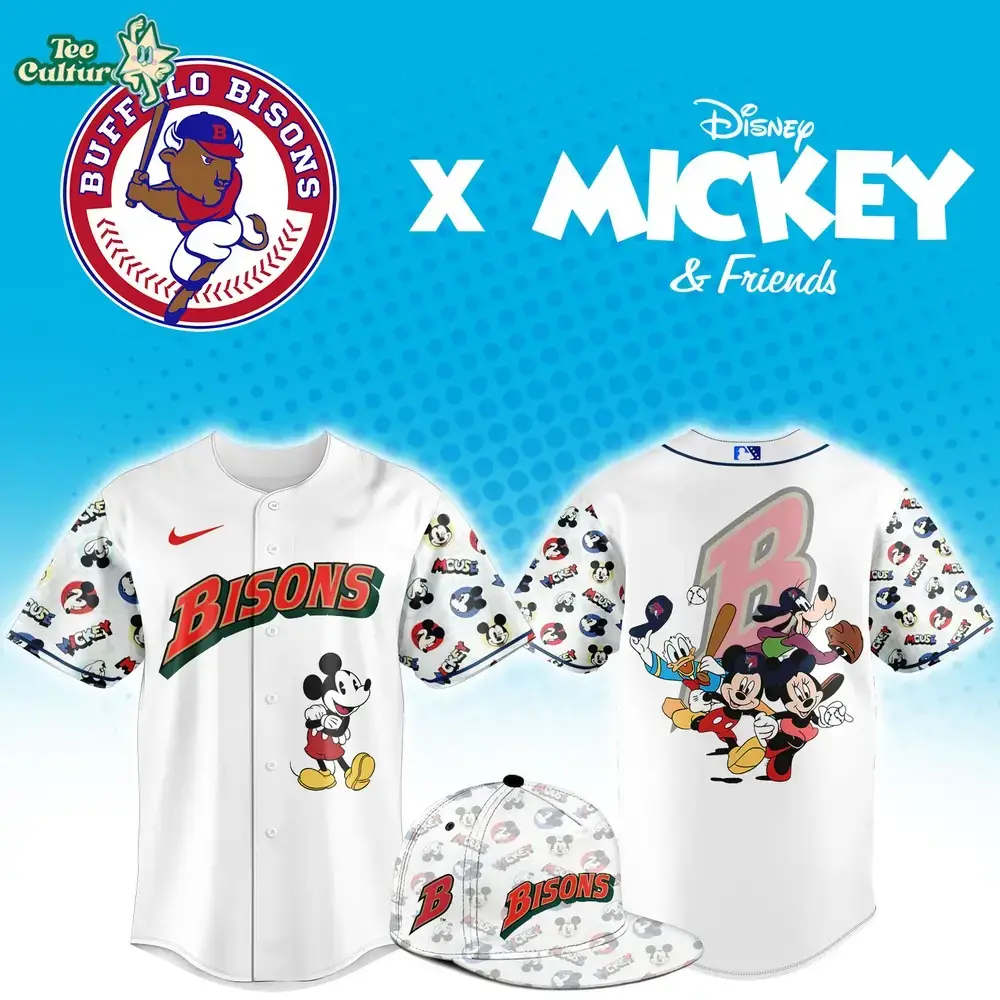 Buffalo Bisons x Mickey Mouse Night Limited Jersey Image