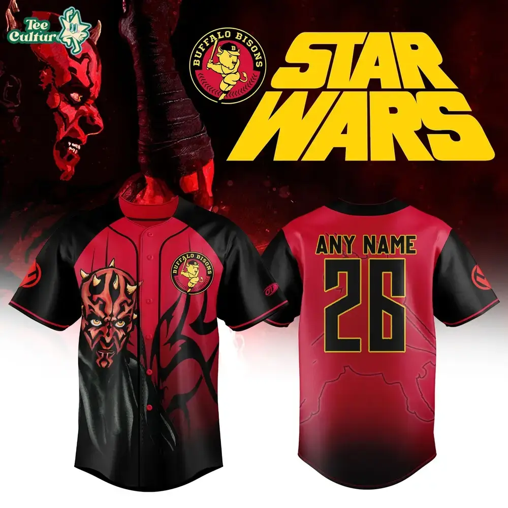 Buffalo Bisons x Star War 2026 Baseball Jersey Image