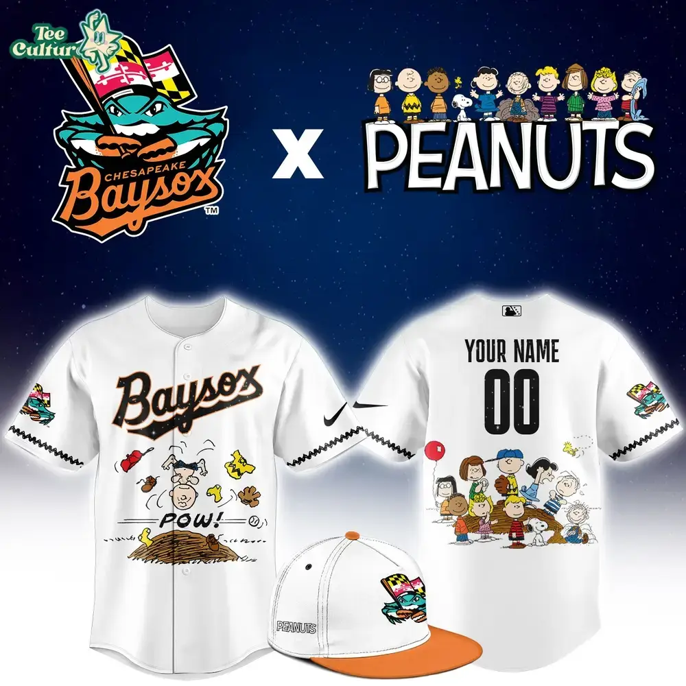 C.Baysox Peanuts Night 2026 Limited Jersey Image