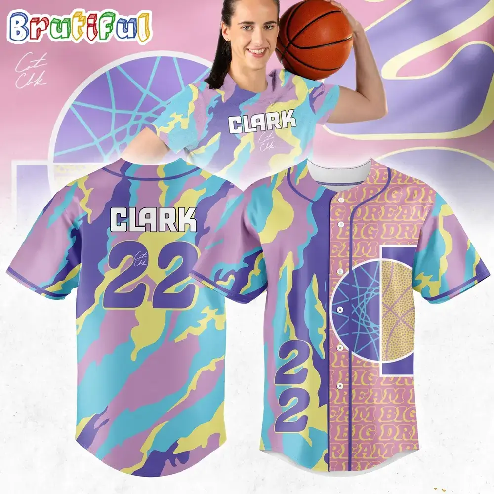 Caitlin Clark’S Baseball Jersey Dream Big Jersey Image