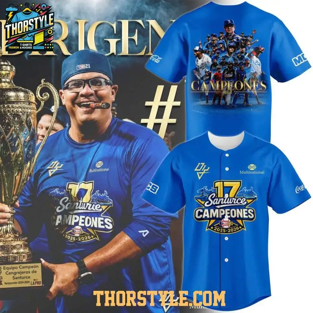 Cangrejeros Campeon De La Lbprc 2026 Personalized Baseball Jersey Image