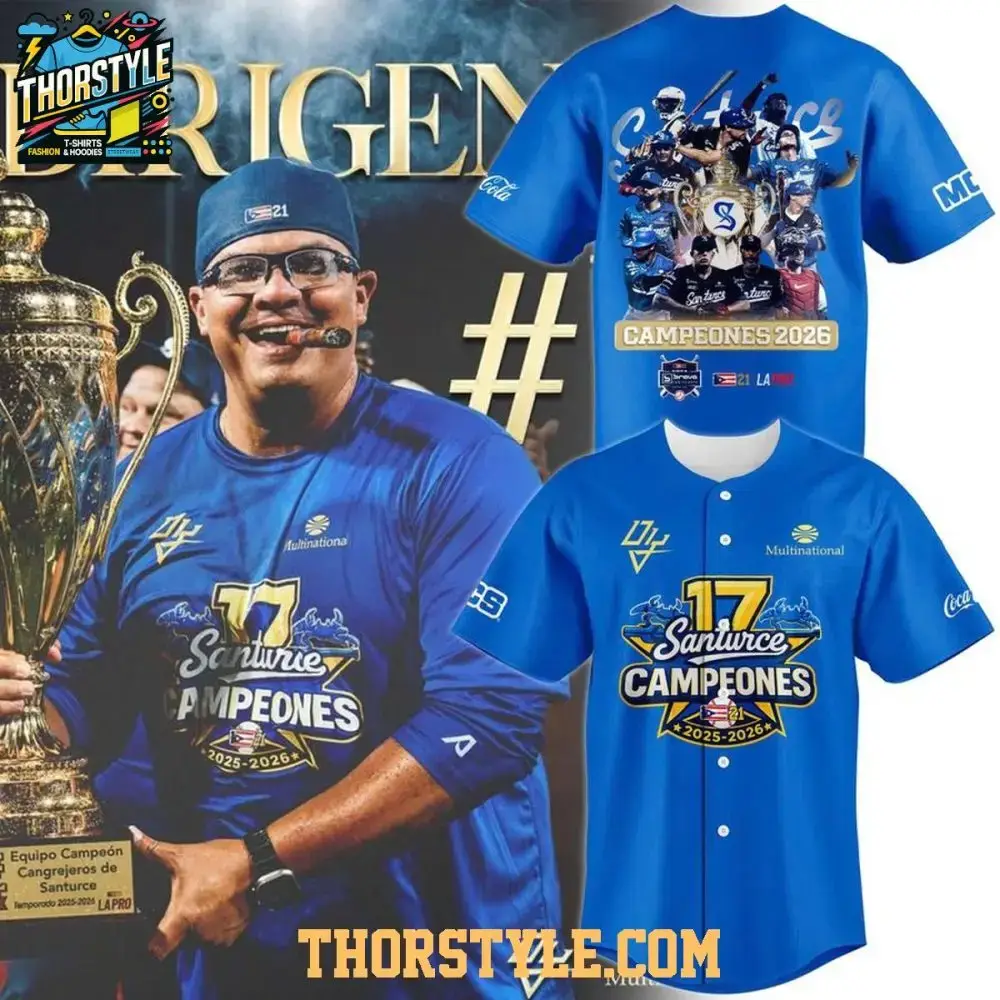 Cangrejeros De Santurce Lbprc 2026 Campeon Personalized Baseball Jersey Image