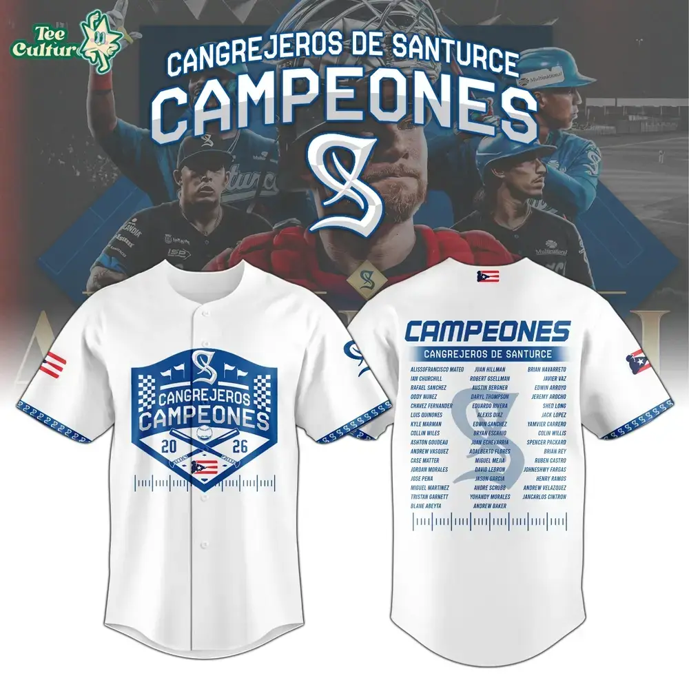 Cangrejeros Special “Campeón de la LBPRC” 2026 Limited Edition Jersey - White Image