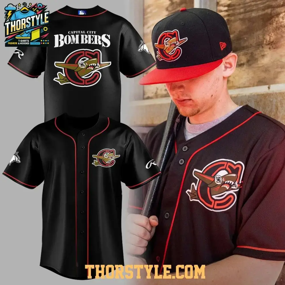 Capital City Bombers 2026 Classic Night Personalized Baseball Jersey Image