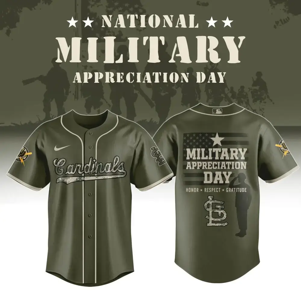 Cardinals Military Appreciation Day Jersey - Honor & Support With Style! Image