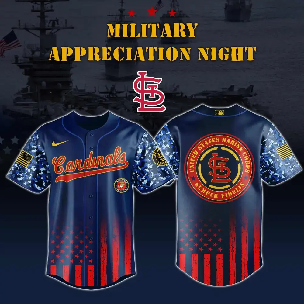 Cardinals Military Appreciation Jersey - Honor The Usa With Style & Pride - Limited Edition Image