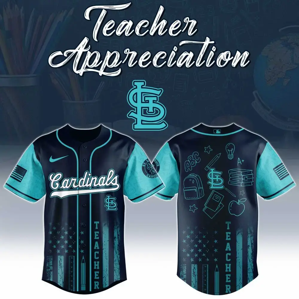 Cardinals Teacher Appreciation Jersey – Perfect Gift For Educators! Image