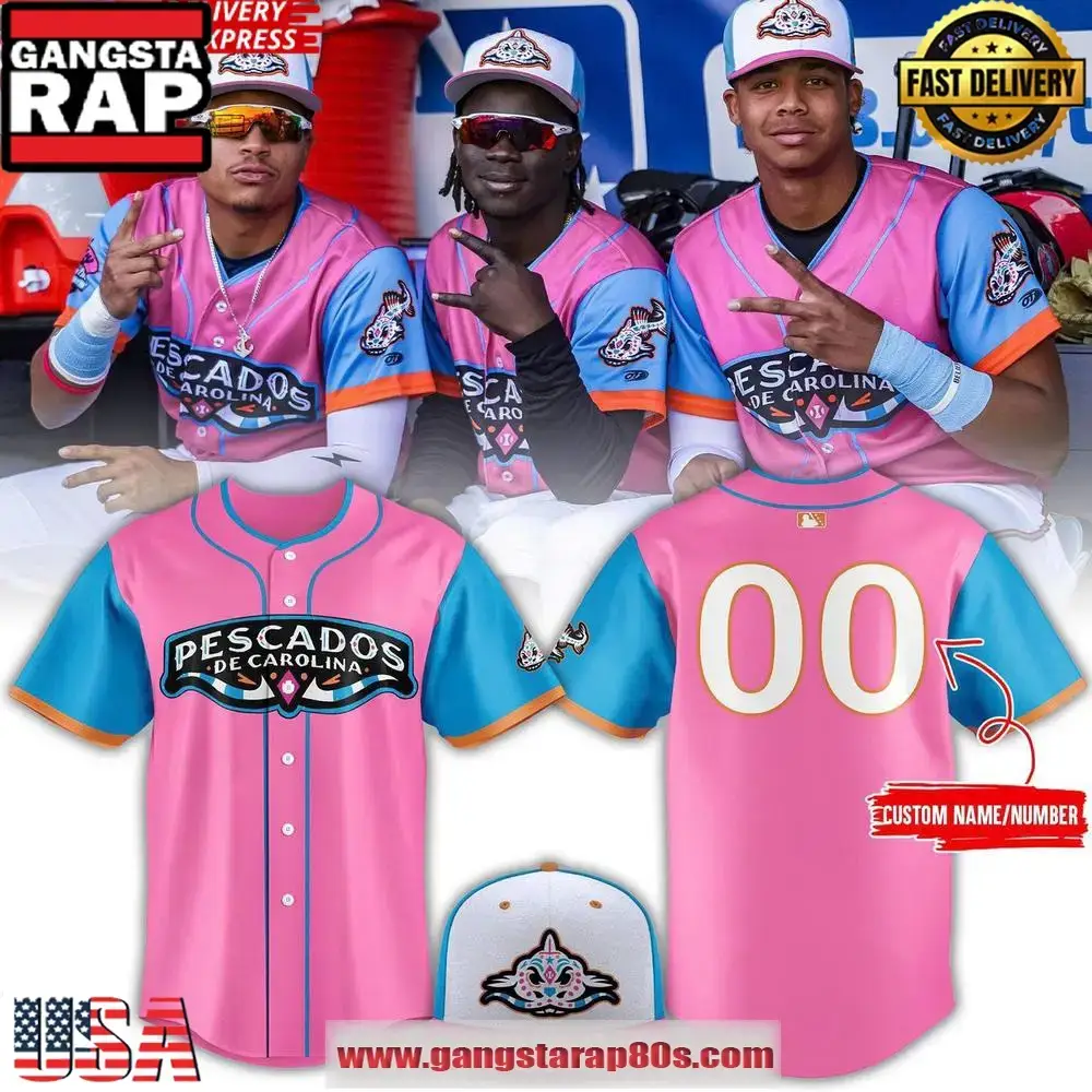 Carolina Mudcats Pescados de Carolina 2025 Jersey Image