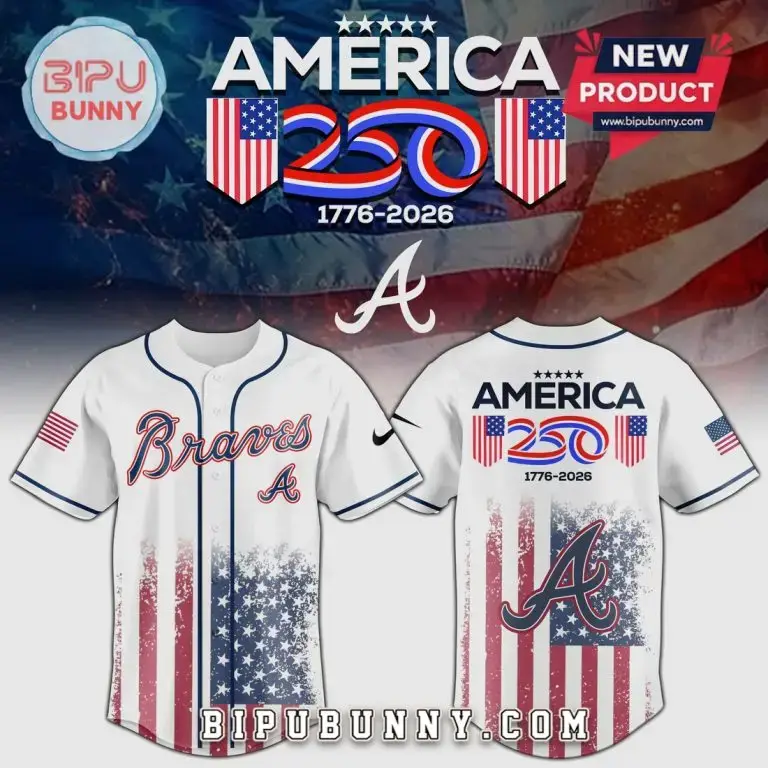 Celebrate America 250: Braves Jersey - Limited Edition 1776-2026 Patriotic Design Image