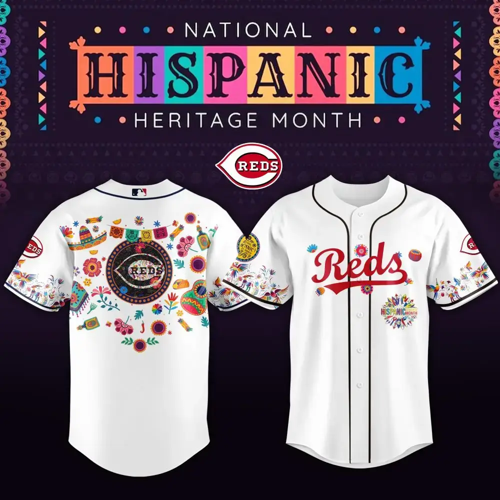 Celebrate Culture: Limited Edition Reds Hispanic Heritage Baseball Jersey Image