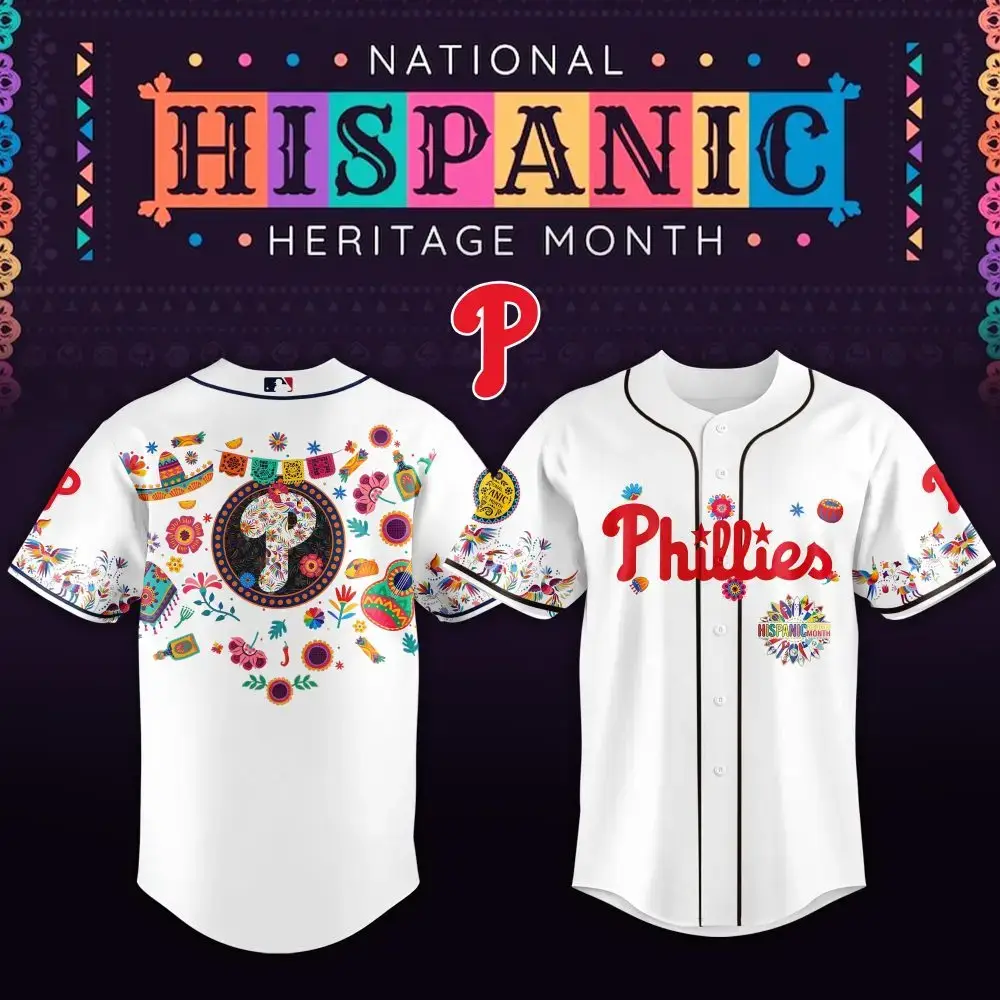 Celebrate Culture: Phillies Hispanic Heritage Jersey - Limited Edition Mlb Gear! Image