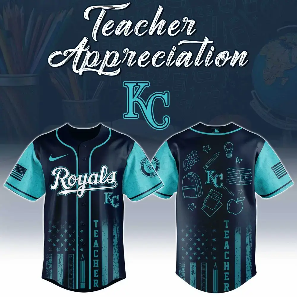 Celebrate Educators With Kc Royals Teacher Appreciation Jersey - Perfect For Gifting! Image