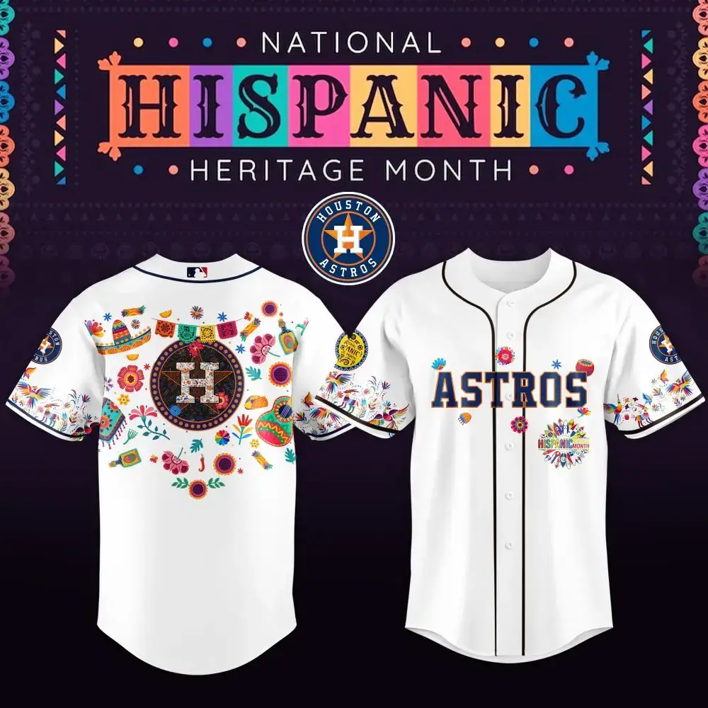 Celebrate Hispanic Heritage: Exclusive Astros Jersey - Limited Edition Design Image