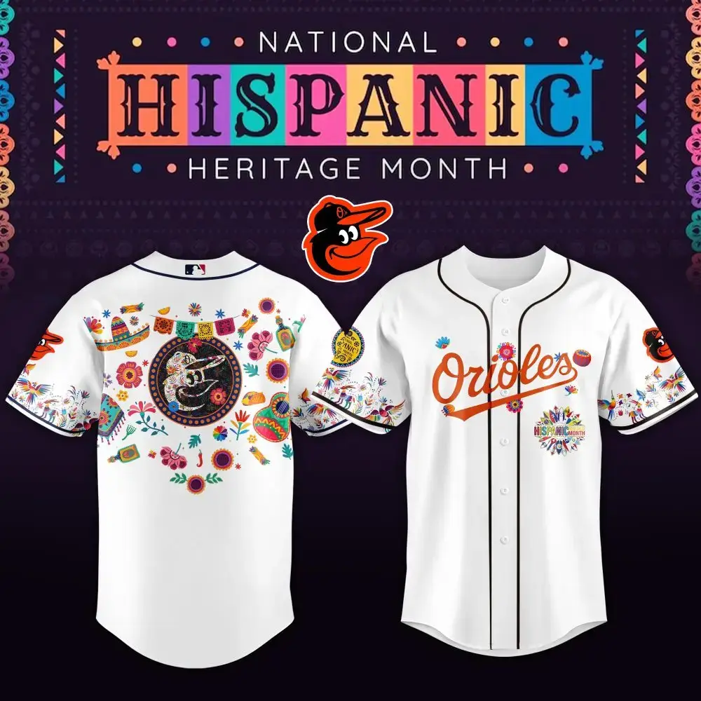 Celebrate Hispanic Heritage: Limited Edition Orioles Jersey – Vibrant Design For Fans! Image