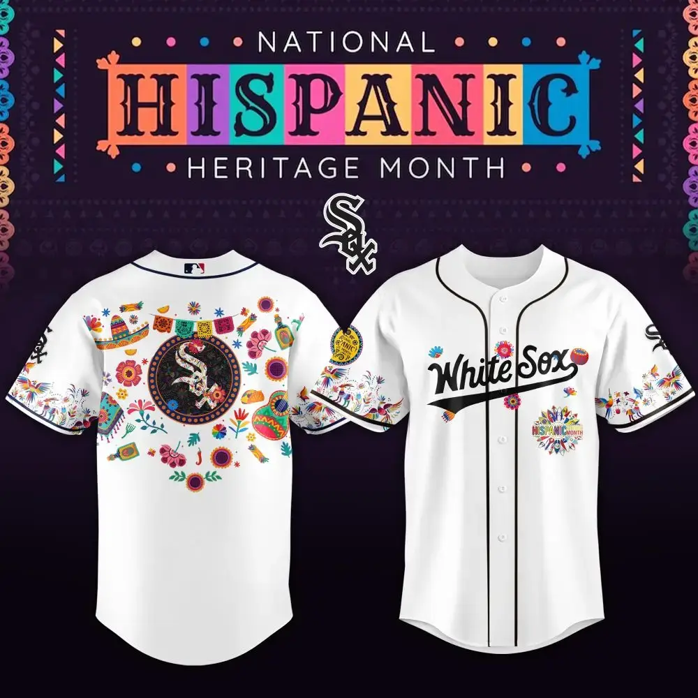 Celebrate Hispanic Heritage: Limited Edition White Sox Jersey – Vibrant & Unique Design! Image