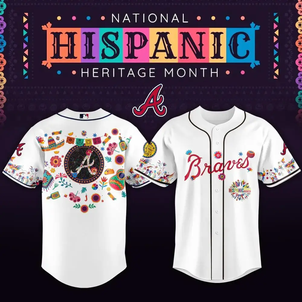 Celebrate Hispanic Heritage Month With Limited Edition Braves Jersey - Vibrant Design, Perfect For Fans! Image